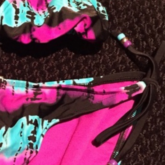 Purple turquoise and black string 👙⛱ - Picture 6 of 6